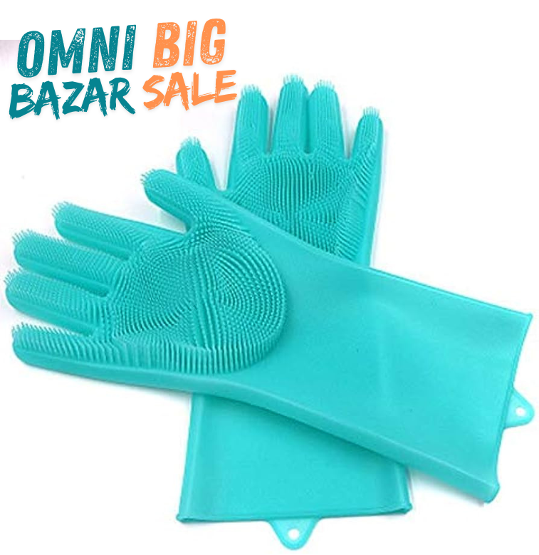 Guantes de Silicona Resistentes para Aseo